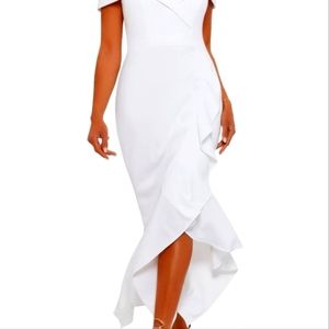 Silhouette:Asymmetrical Size:6 Material:Polyester Style:Off the Shoulder